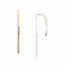 Gold Stick Earrings