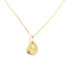 Yellow Gold Leaf Pendant