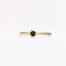 Stackable Black Diamond Gap Ring