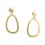 Gold Pebble Earrings